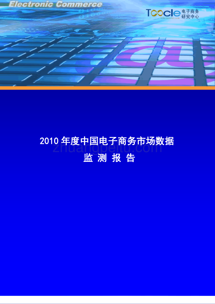 2010年中国电子商务市场监测报告_第1页