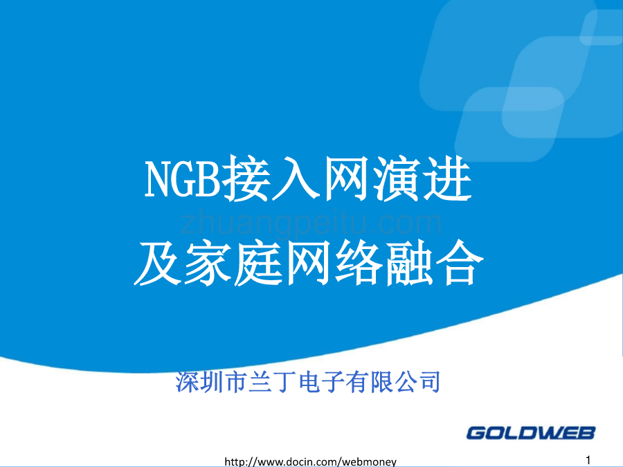 NGB接入网演进及家庭网络融合_第1页