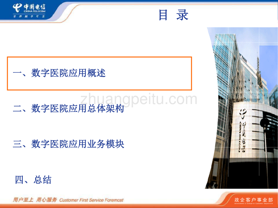 商务领航之数字医院应用--中国电信_第2页