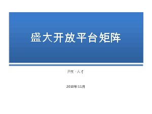 盛大開放平臺(tái)培訓(xùn)教材