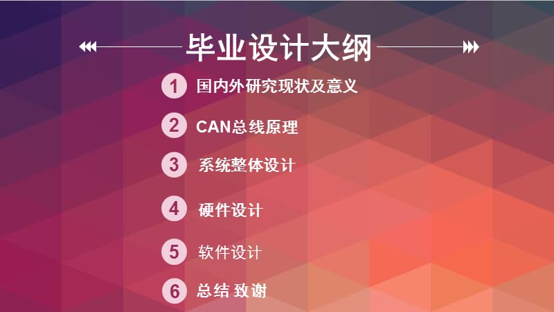 大众汽车车载CAN总线系统设计答辩ppt_第2页