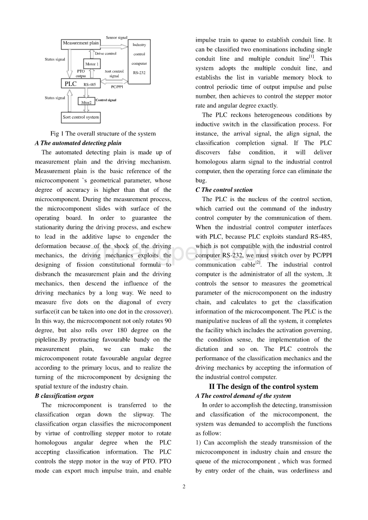 外文翻译—基于PLC的感应电动机监控系统设计与实现  英文版_第2页