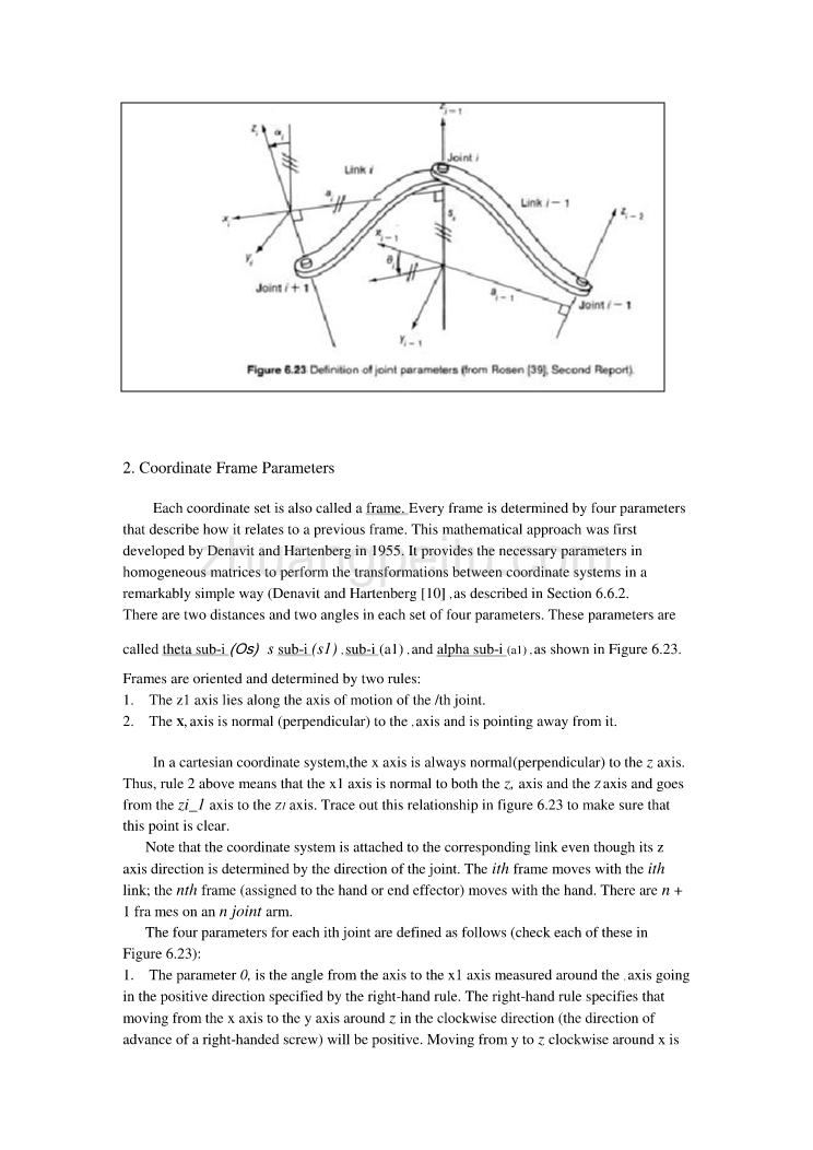 外文翻译--坐标系变换和速度分解控制方法  英文版_第2页