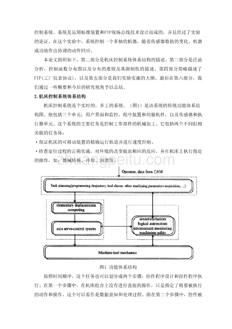 外文翻译--应用 FIP 现场总线设计分布式体系结构的机床 中文版_第3页