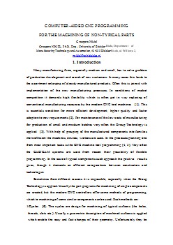 外文翻譯--計(jì)算機(jī)輔助數(shù)控編程應(yīng)用于非典型零件的加工