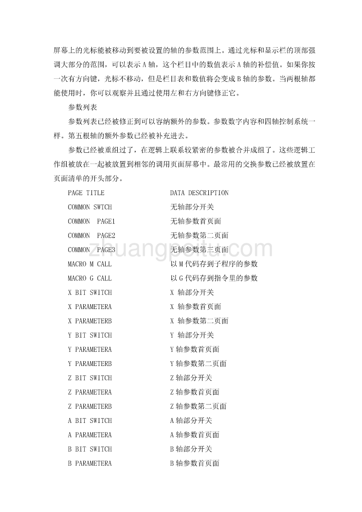 外文翻译--VF系列机床操作手册_第3页