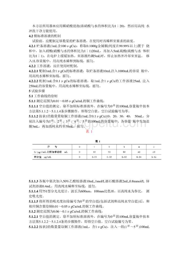 DL 430-1992 油中微量铜的测定方法（锌试剂分光光度法）_第2页