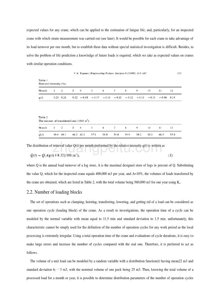 龙门式起重机金属材料的疲劳强度预测中英文翻译、外文翻译、外文文献翻译_第3页