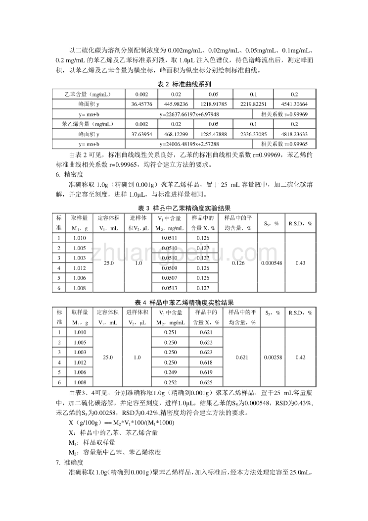 聚苯乙烯树脂分析方法编制说明_第3页