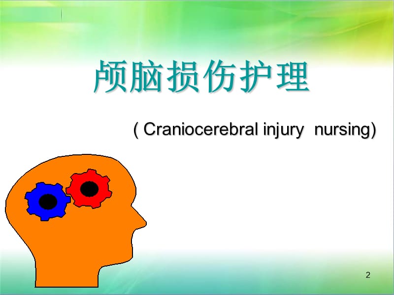 颅脑损伤患者的评估及护理 ppt课件_第2页