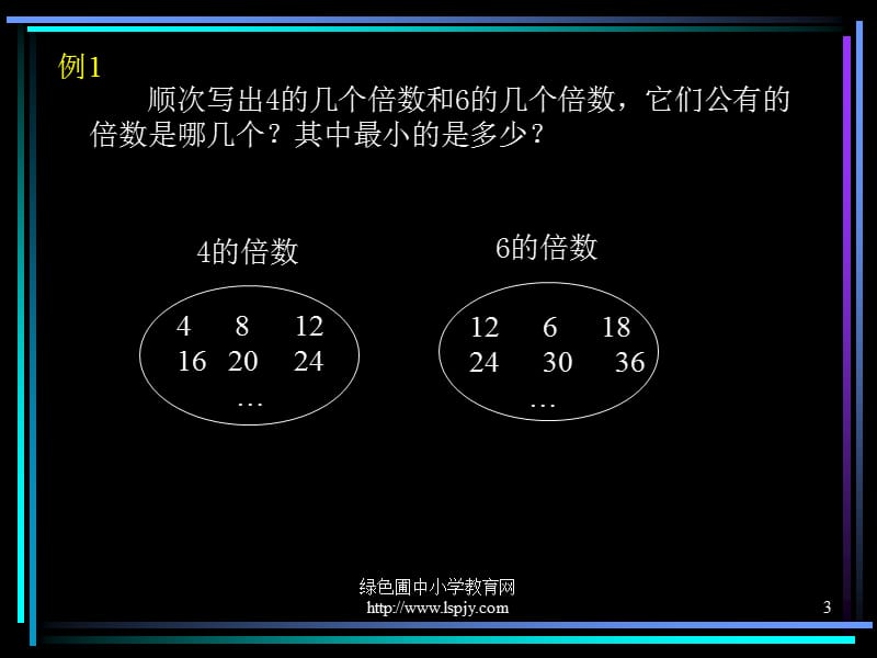 《最小公倍数》PPT教学课件_第3页