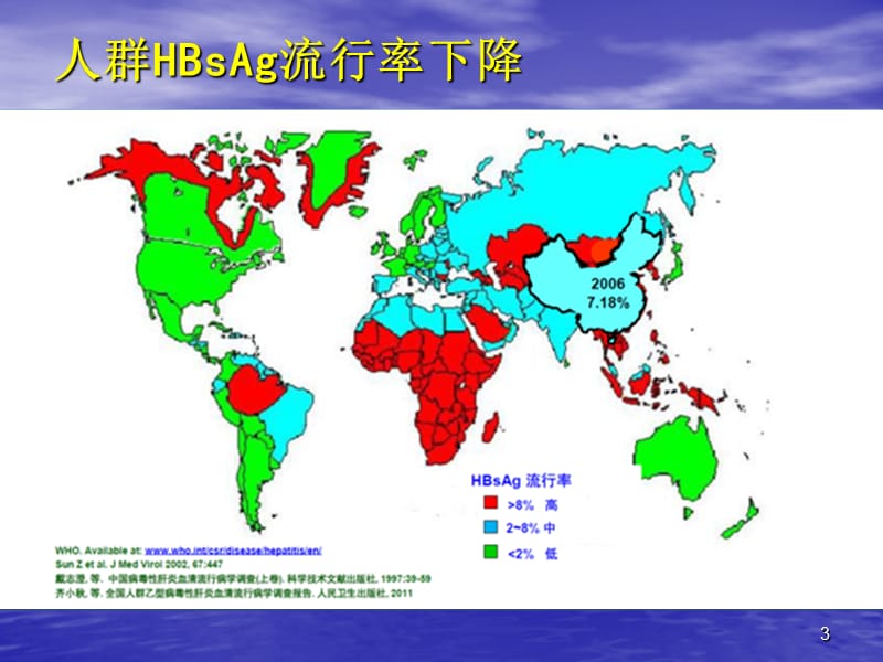 慢性乙型肝炎防治指南流行病学预防自然史和诊断PPT课件_第3页