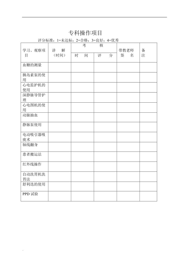 3-护士层级规范化培训word文档_第3页