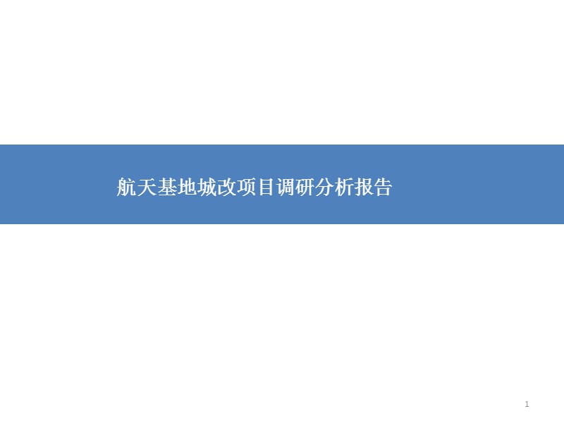 项目投资分析报告PPT演示课件_第1页