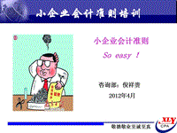 小企業(yè)會計準(zhǔn)則培訓(xùn)講義