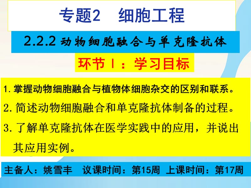 动物细胞融合与单克隆抗体ppt课件_第3页