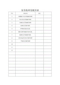 安全技術(shù)交底機(jī)械方面匯總