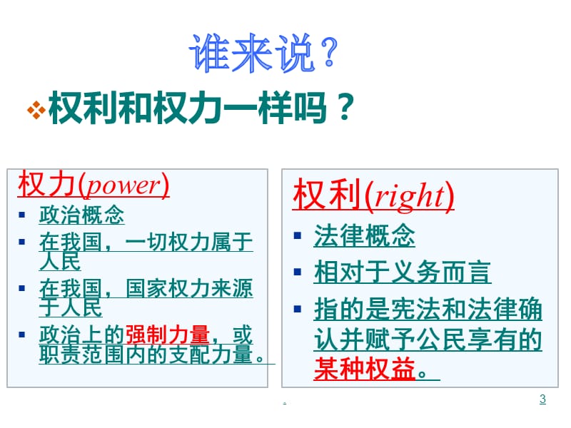 政治权利与义务：参与政治生活的基础PPT演示课件_第3页