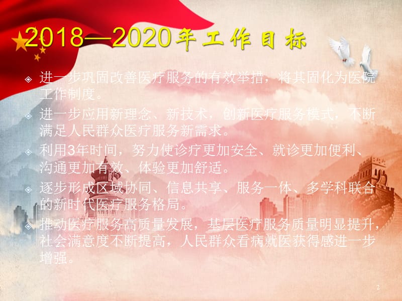 进一步改善医疗服务行动计划2018-2020解析PPT_第2页