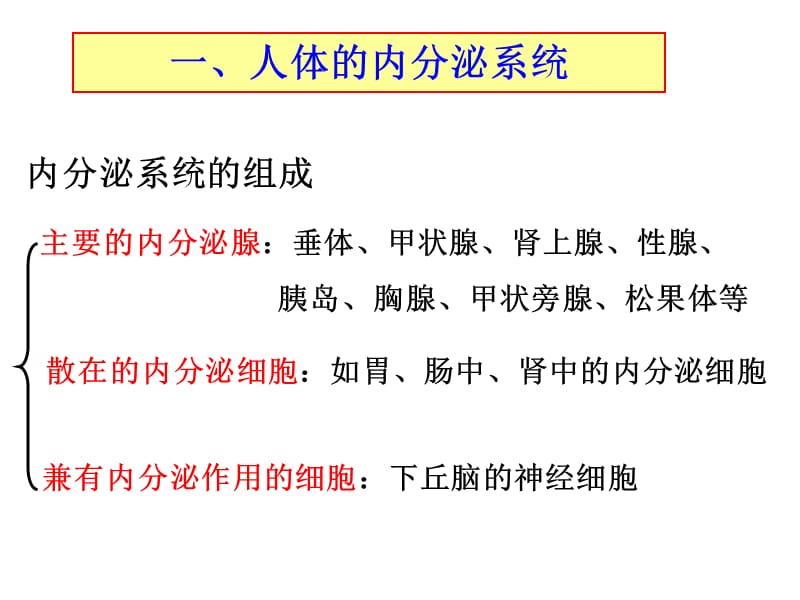 高等动物的内分泌系统和体液调节医学PPT_第2页