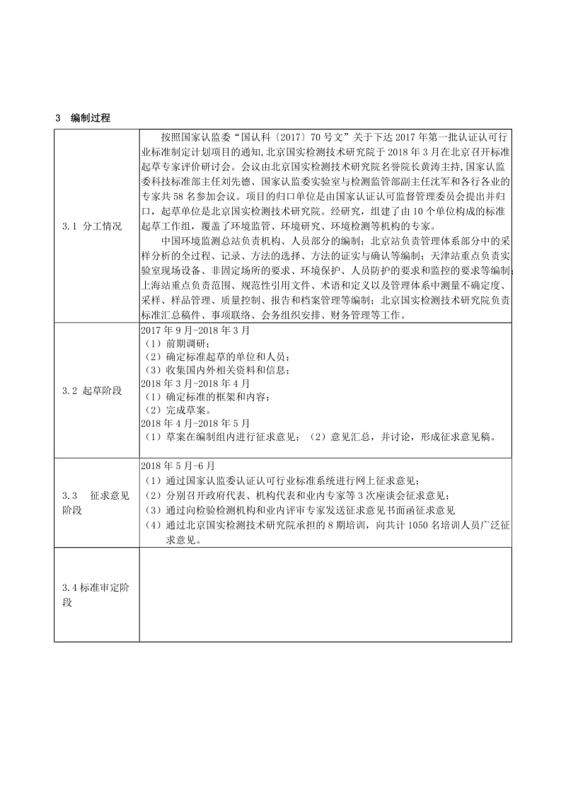 2017RB042 检验检测机构资质认定能力评价 环境监测机构要求（编制说明）_第3页