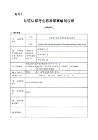 RB《食品微生物檢測(cè)結(jié)果質(zhì)量保證指南》-編制說(shuō)明