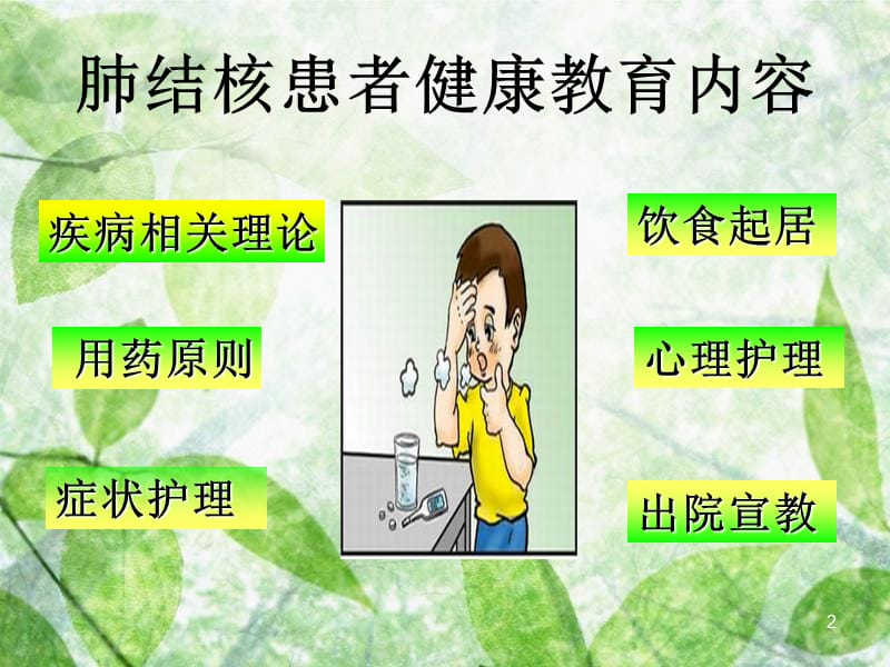 肺结核及健康教育ppt课件_第2页