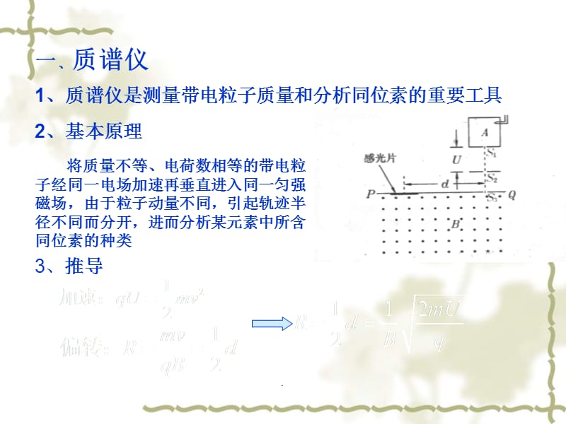 《洛伦兹力的应用》(鲁科版选修3-1)教育课件_第2页