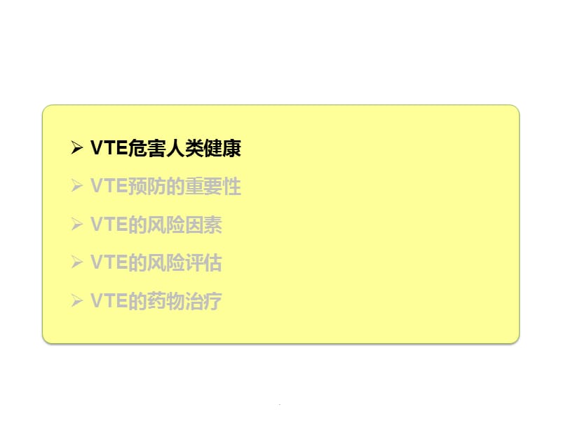 VTE预防与风险评估PPT演示课件_第2页