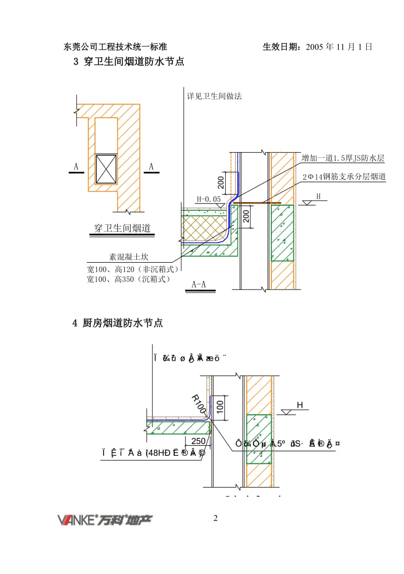 万科工程技术统一标准(建筑防水)_第2页