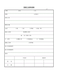 (人事管理表格)變更工資申請(qǐng)單