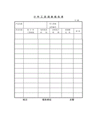 (計(jì)件工資)計(jì)件工資調(diào)查報(bào)告單