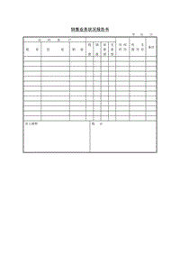 （銷售管理）銷售業(yè)務(wù)狀況報告書