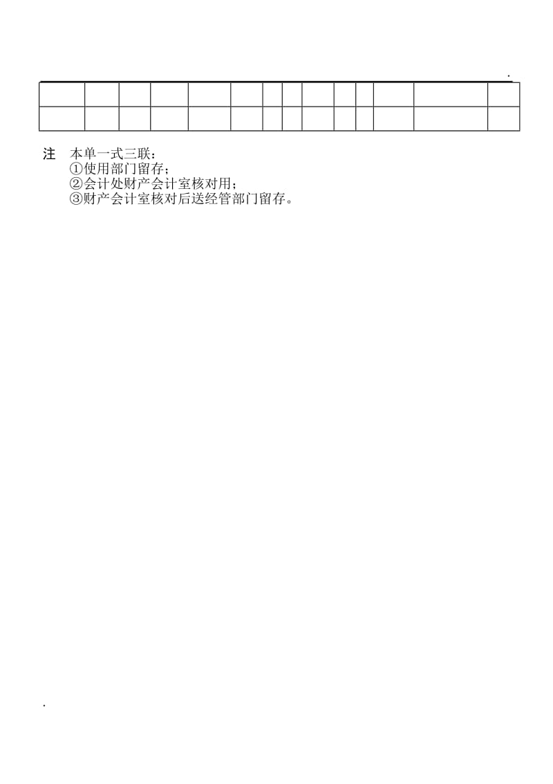 (财产综合管理表格)财产增减月报表word_第2页