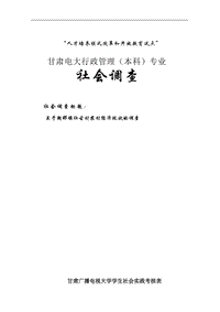 社會(huì)調(diào)查論文(終審稿)word