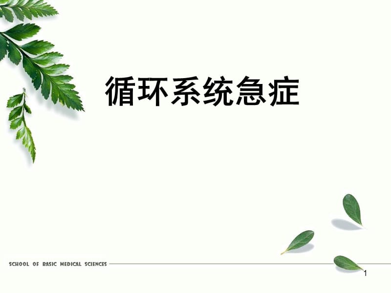 成教循环系统急症ppt课件_第1页