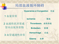 血液循環(huán)障礙PPT演示課件