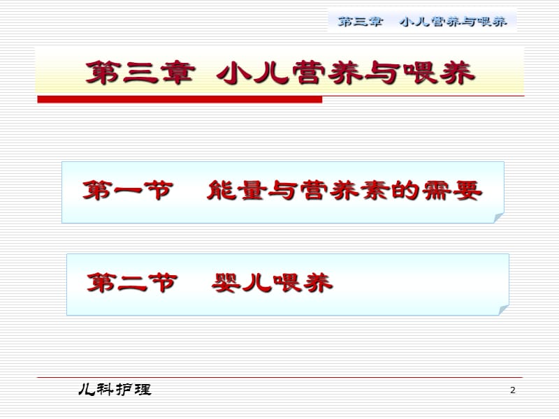 儿童护理小儿营养PPT课件_第2页