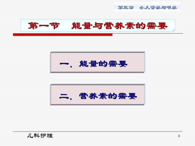 儿童护理小儿营养PPT课件_第3页