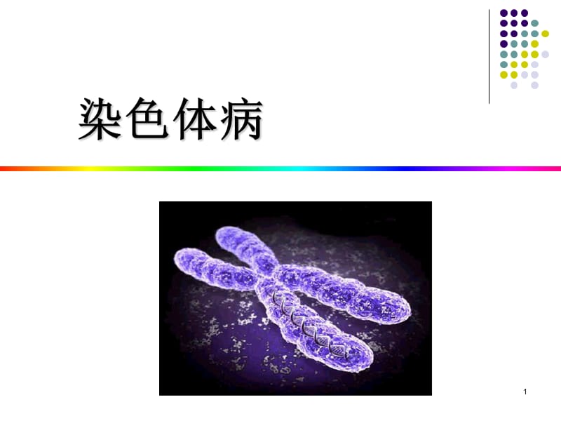 染色体异常与疾病PPT课件_第1页