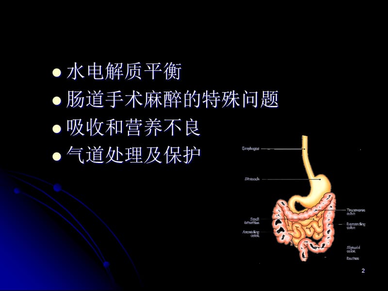 胃肠道手术的麻醉ppt课件_第2页