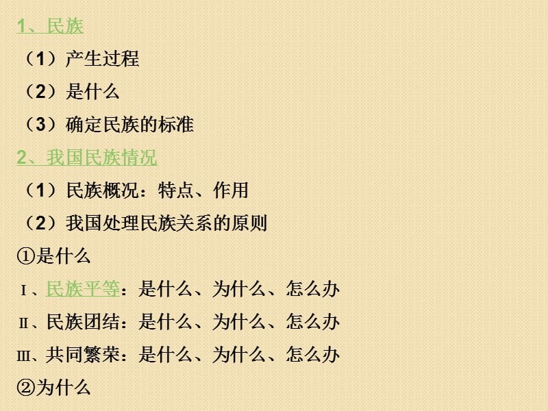 河北省2011届高考政治常识一轮复习课件：我国民族政策1PPT演示课件_第3页