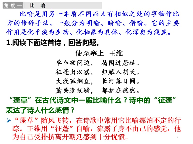 2018届高三诗歌鉴赏之修辞手法PPT演示课件_第3页