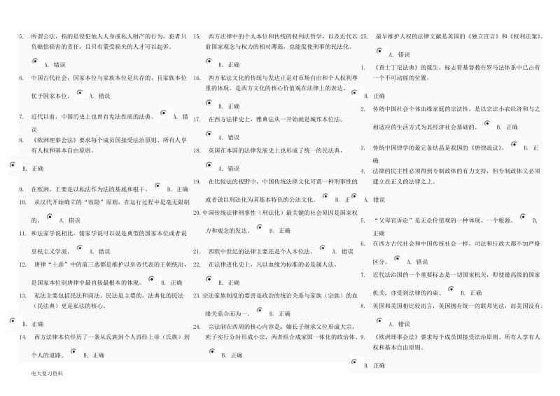 2018年电大法律文书期末小抄_第2页