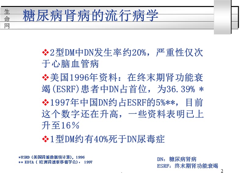 糖尿病肾病的防治PPT演示课件_第2页