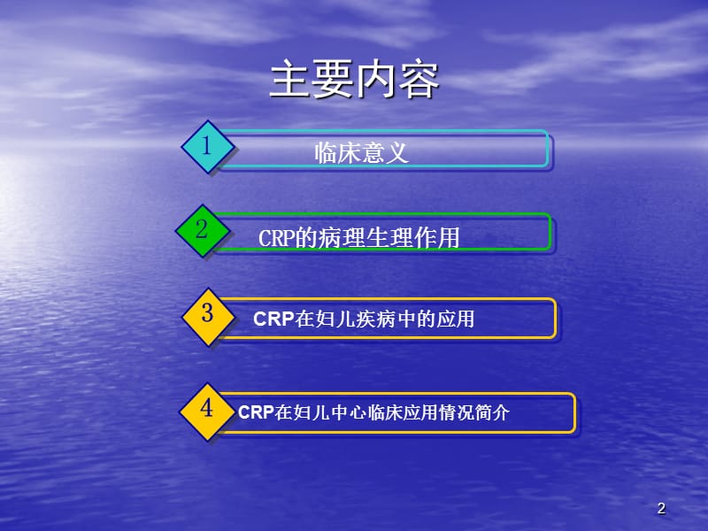 CRP临床应用ppt课件_第2页