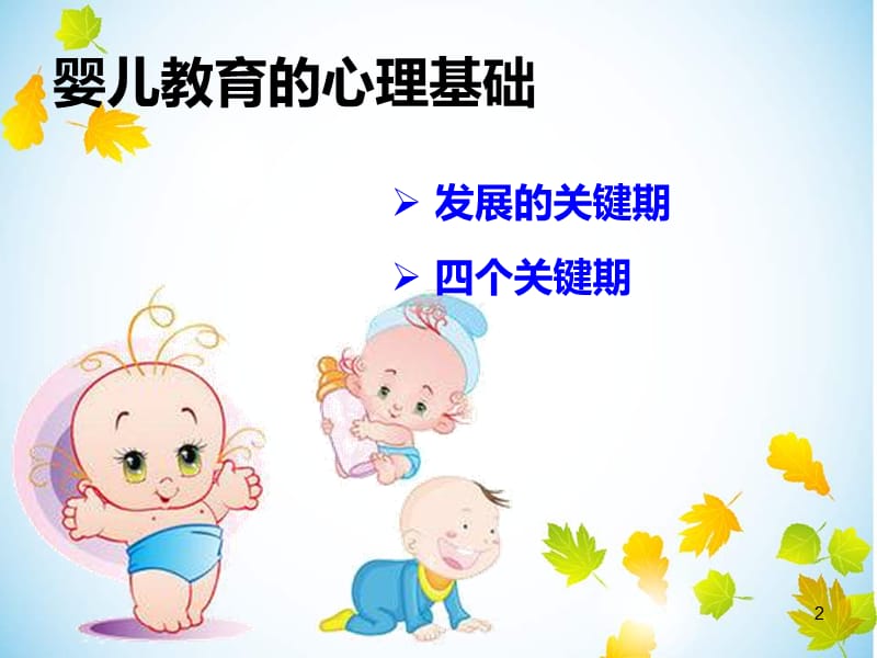 0-3岁婴儿教育的基础PPT课件_第2页