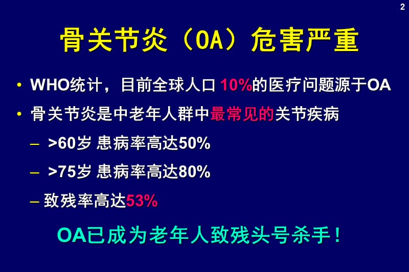 (医学课件)骨性关节炎医学PPT_第2页