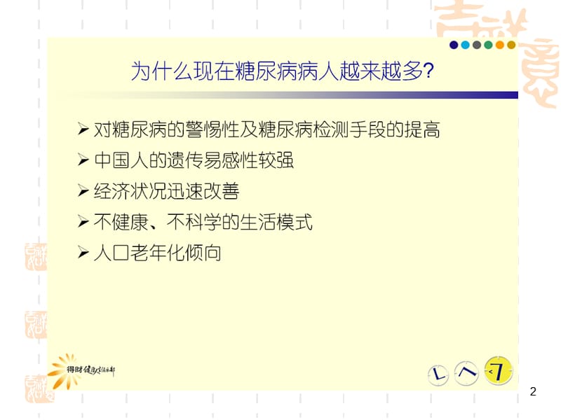 糖尿病的自我管理ppt课件_第2页