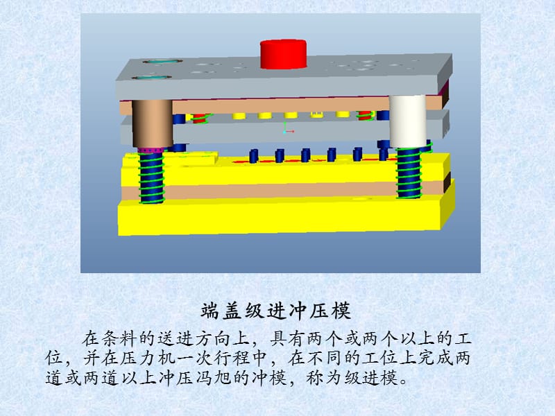 答辩稿-端盖级进冲压工艺与模具设计_第2页